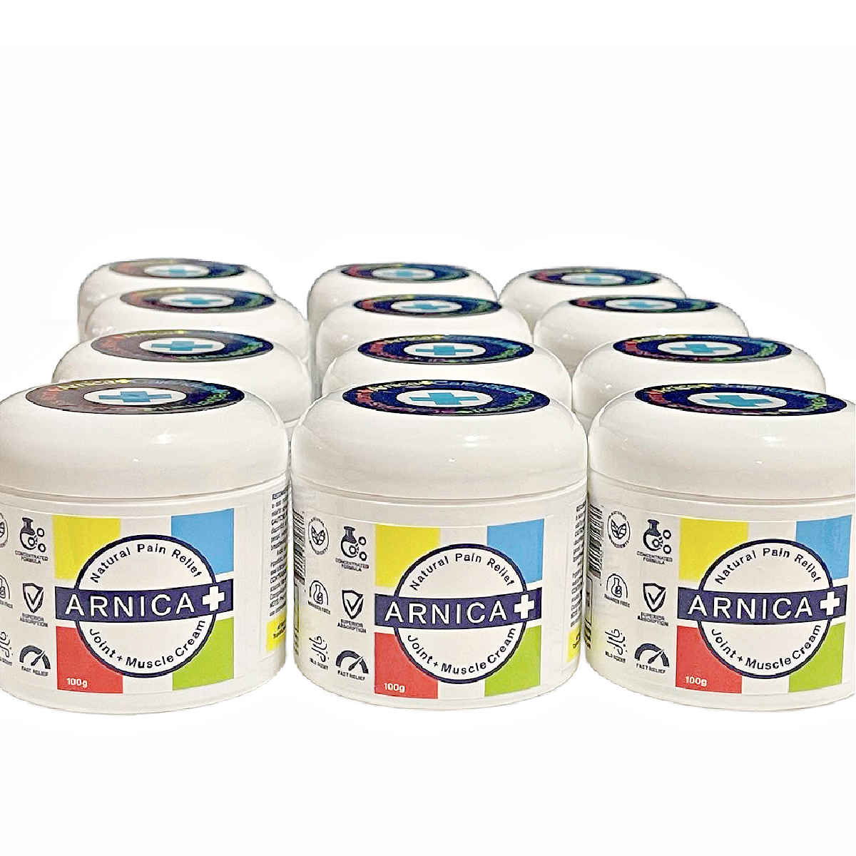 ARNICA+ Plus Relief 100g tub - Natural Pain Cream for Joint and Muscle Pain